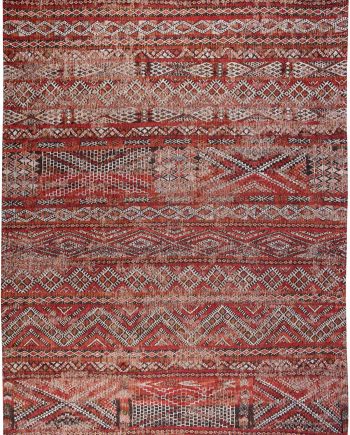 Louis De Poortere teppich CS 9115 Antiquarian Kilim Fez Red