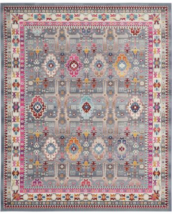 Nourison Teppich Vintage Kashan VKA05 GYMTC GREY MULTICOLOR 8x10 099446811851