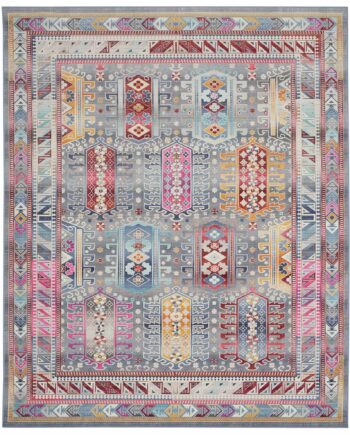 Nourison Teppich Vintage Kashan VKA06 GYMTC GREY MULTICOLOR 8x10 099446811998
