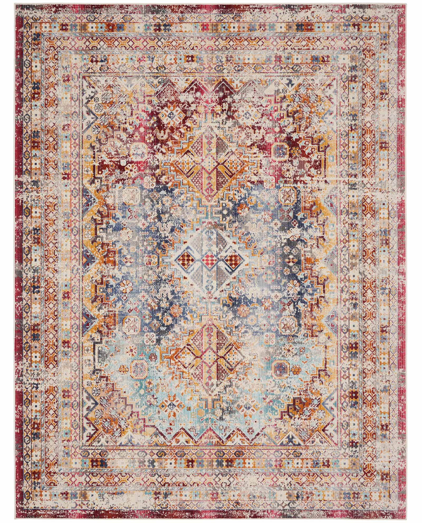 Nourison Teppich Vintage Kashan VKA09 MULTI MULTICOLOR 8X10 099446852489