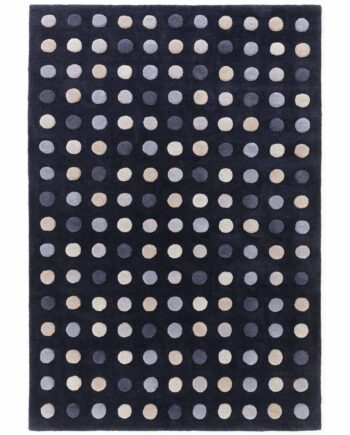 Asiatic Teppich Dotty Navy N