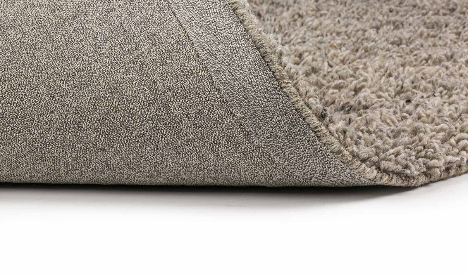 Brinker Carpets Teppich Berbero Lungo Grey back