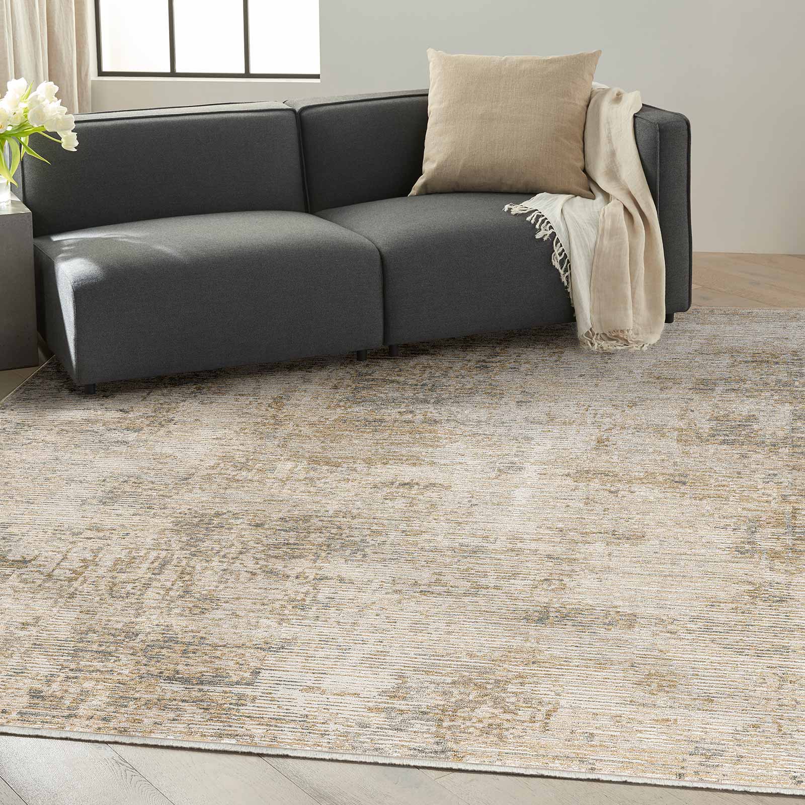 Calvin Klein Teppich Summit CK078 SUM06 NATGY NATURAL GREY 10x13 841491143346 interior 1