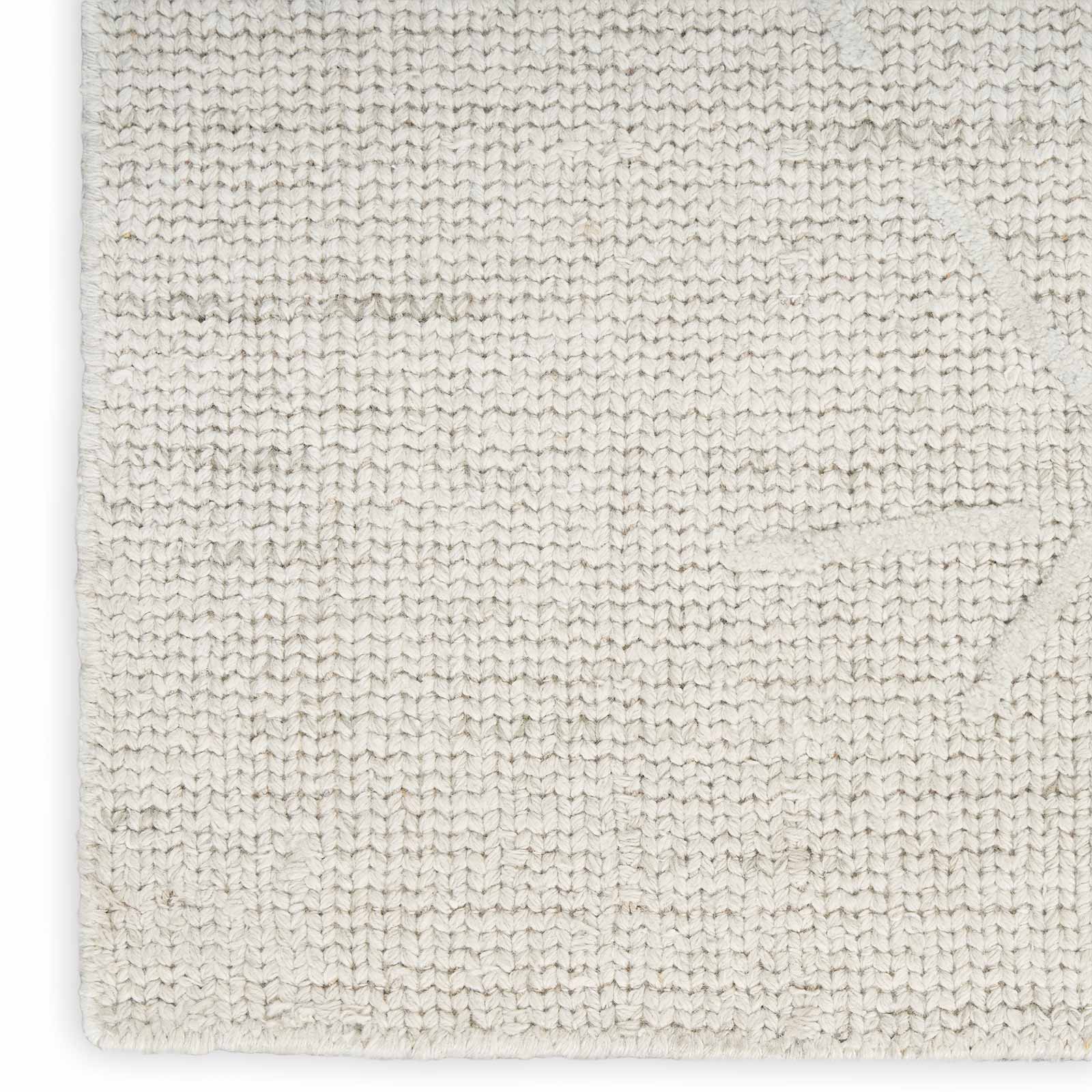 Calvin Klein Teppich Wander CK044 WND01 IVGRY IVORY GREY 5x7 099446957047 corner