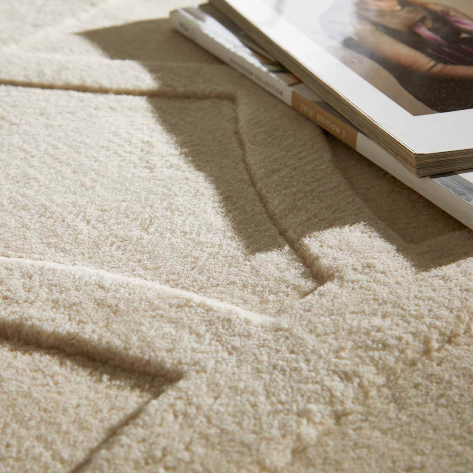 Concept Looms Teppich Priory PR 101 CIRCLES IVORY interior 4