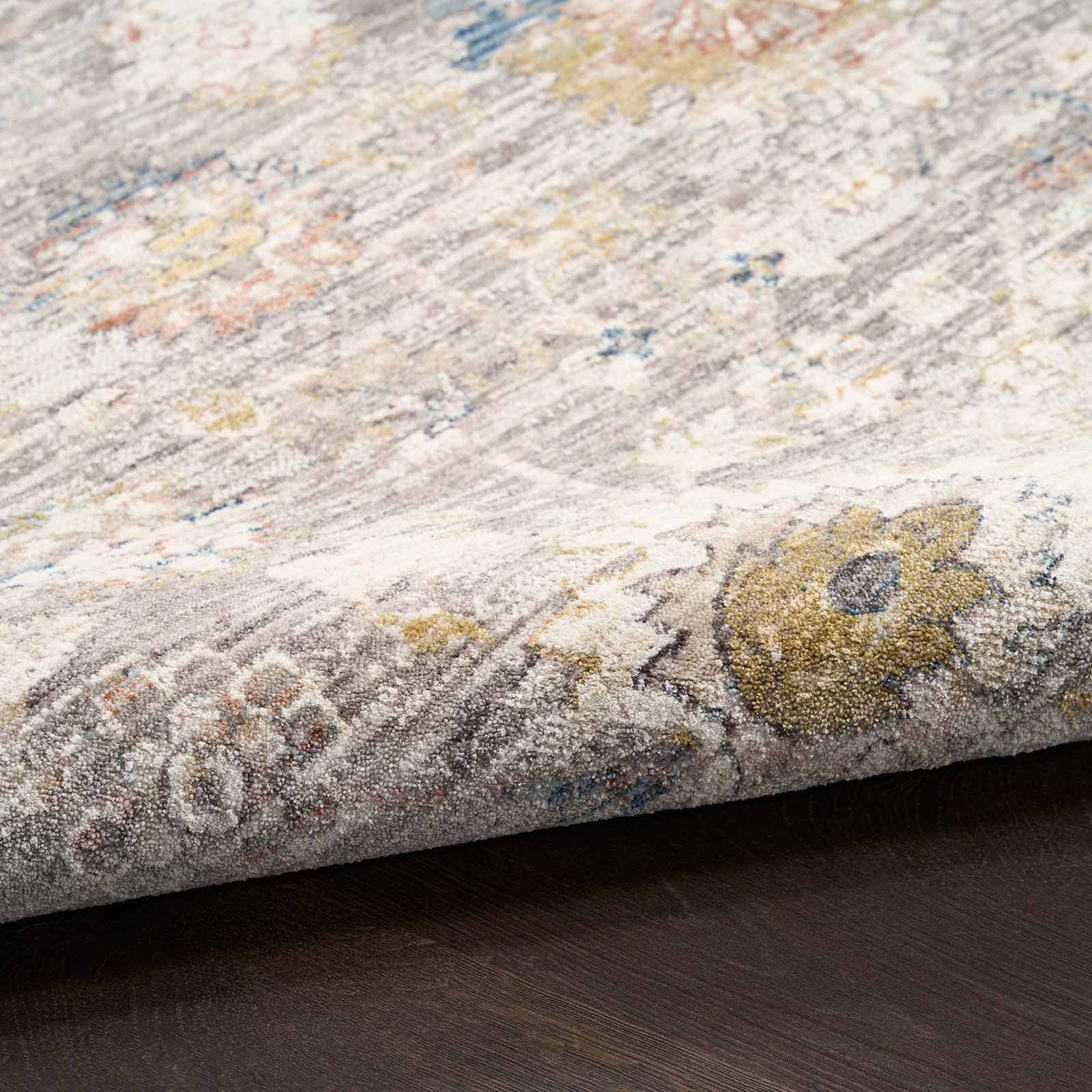 Nourison Teppich Antique Fusion ANF05 GREY 5x8 841491157954 texture 1