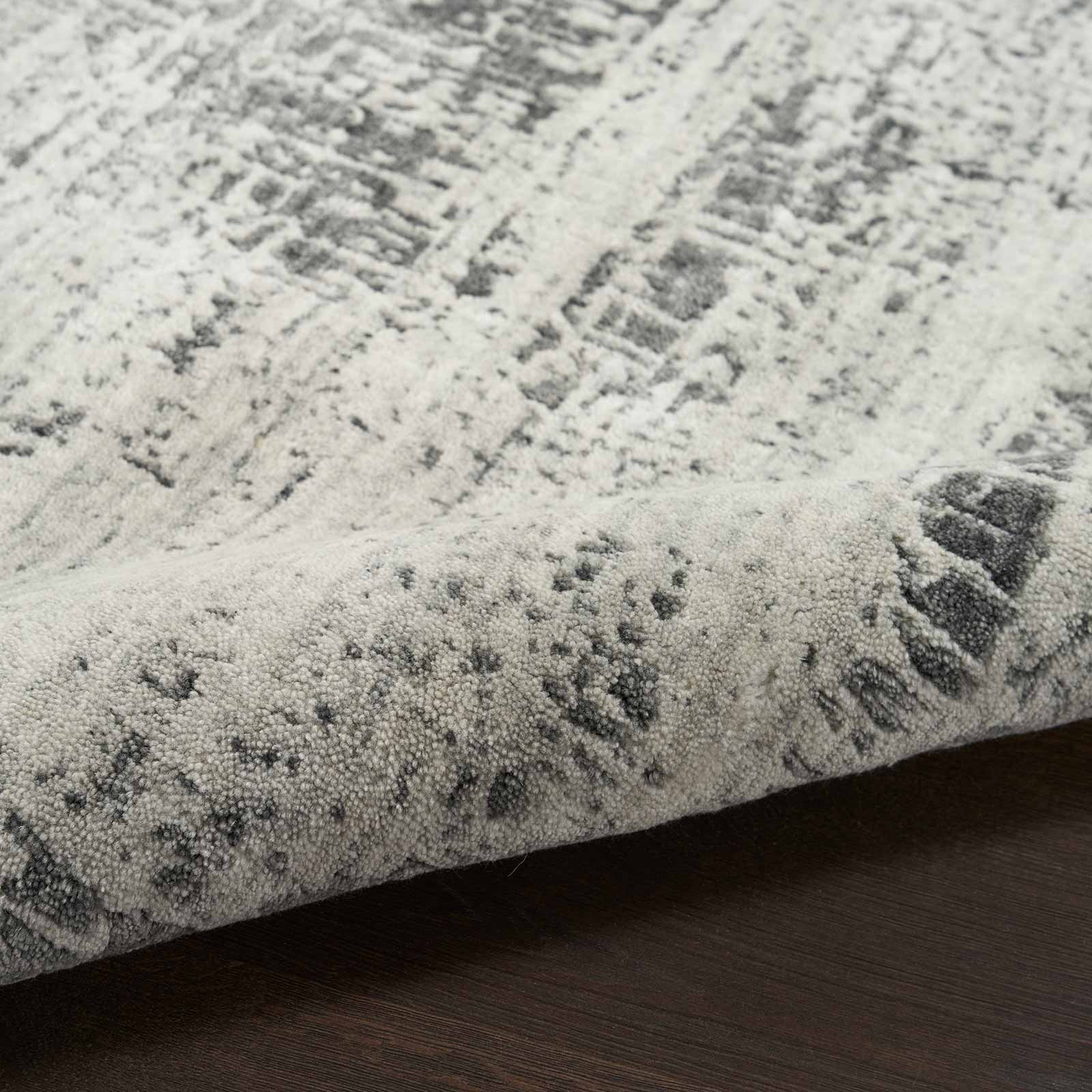 Nourison Teppich Harmony HAY01 IVCHA IVORY CHARCOAL 8x10 099446936134 texture 1