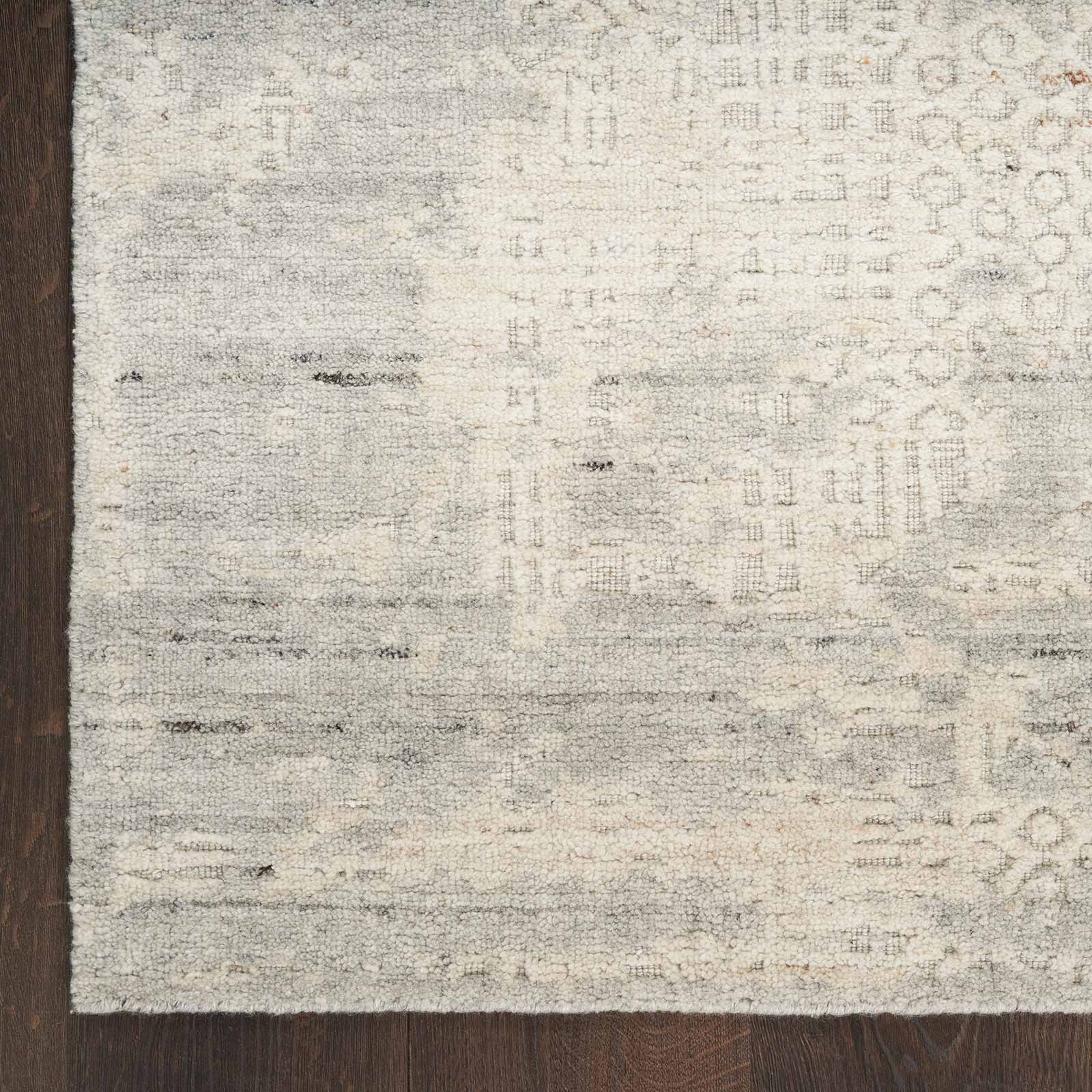 Nourison Teppich Harmony HAY04 IVGRY IVORY GREY 8x10 099446936295 corner