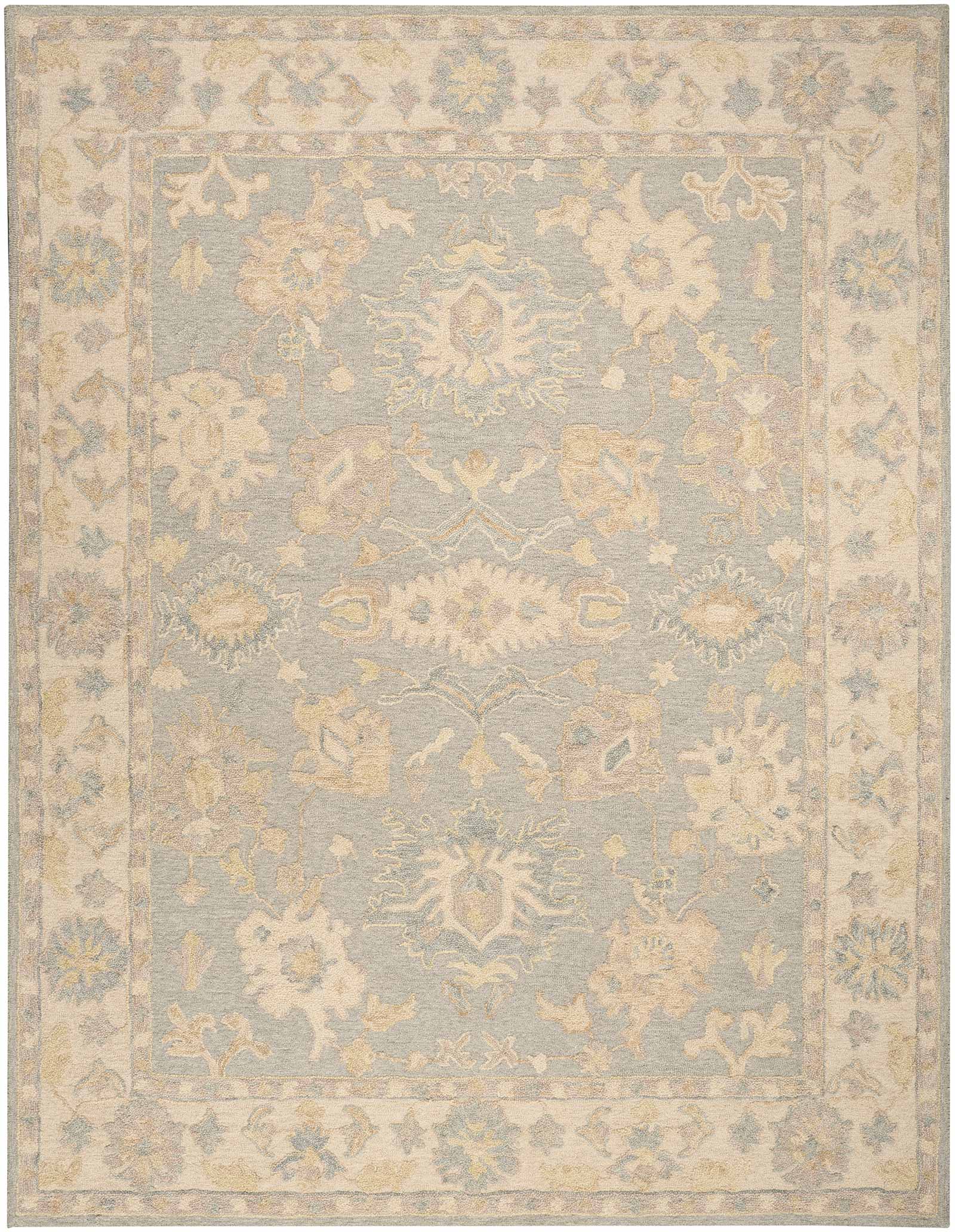 Nourison Teppich Maison MSO03 BLUIV BLUE IVORY 8x10 0841491129265