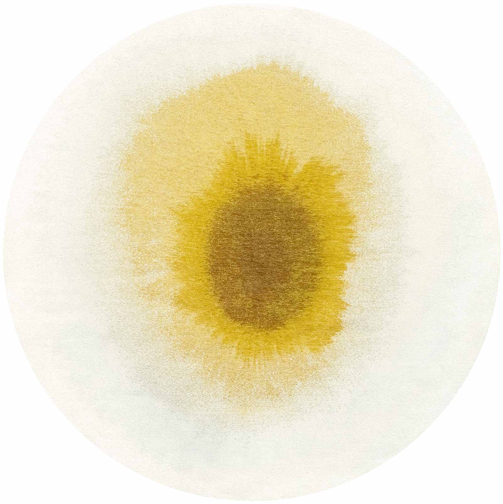 Louis De Poortere teppich Meditation 2100 Drop Gold Moss round