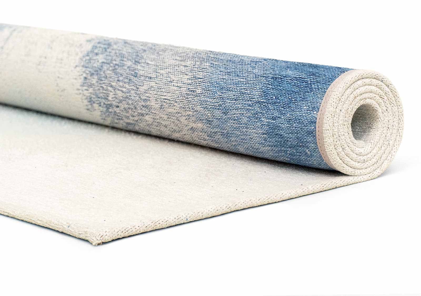 Louis De Poortere teppich Meditation 2102 Drop Dream In Blue roll