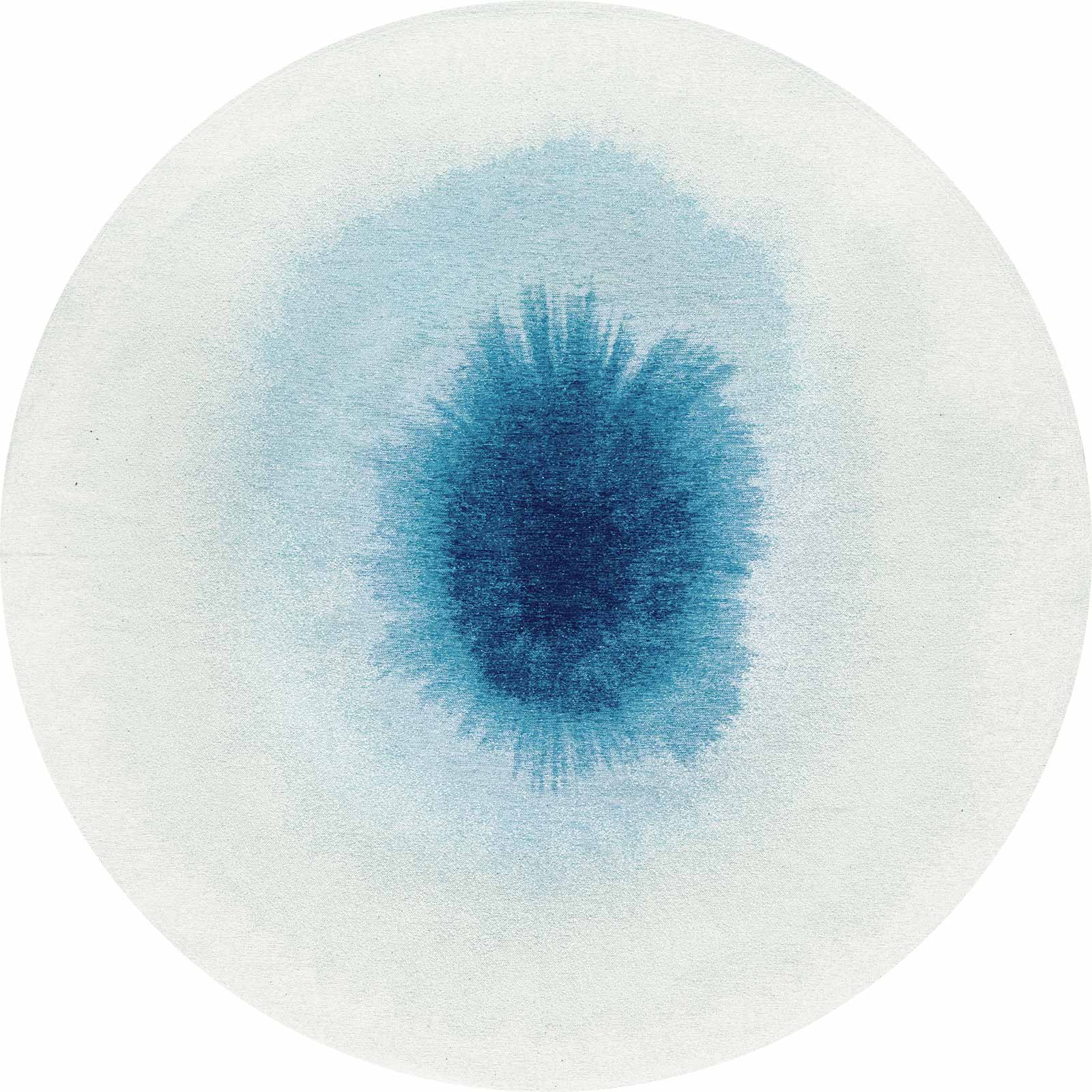Louis De Poortere teppich Meditation 2102 Drop Dream In Blue round